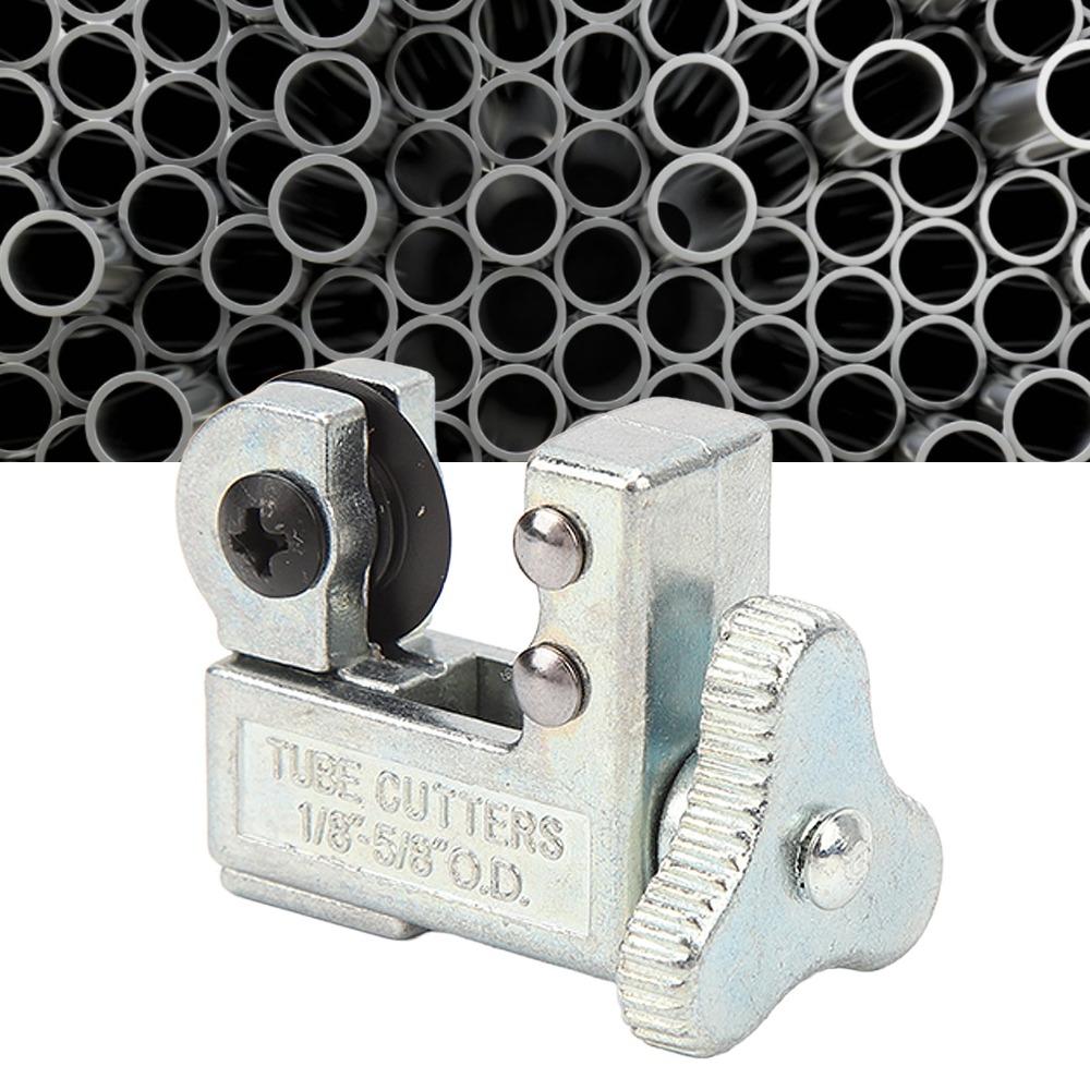 Cortador de Tubos de Liga Serve para 1/8" a 5/8" OD Mini Cortador de Tubos de Cobre Cortador de Tubos Durável Oficina Mecânica