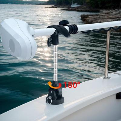 Trollingmotor-Halterung Trollingmotor-Halterung Für Boot 180-Grad Verstellbare Boots-Halterung Für Marine-Wohnmobil-Kajak-Nutzung
