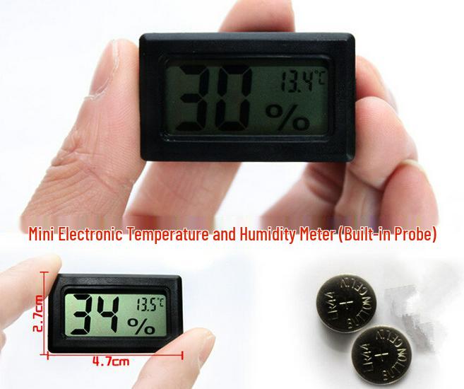 Mini Reptile Thermometer Hygrometer for Tanks & Breeding Boxes Reptile Pet