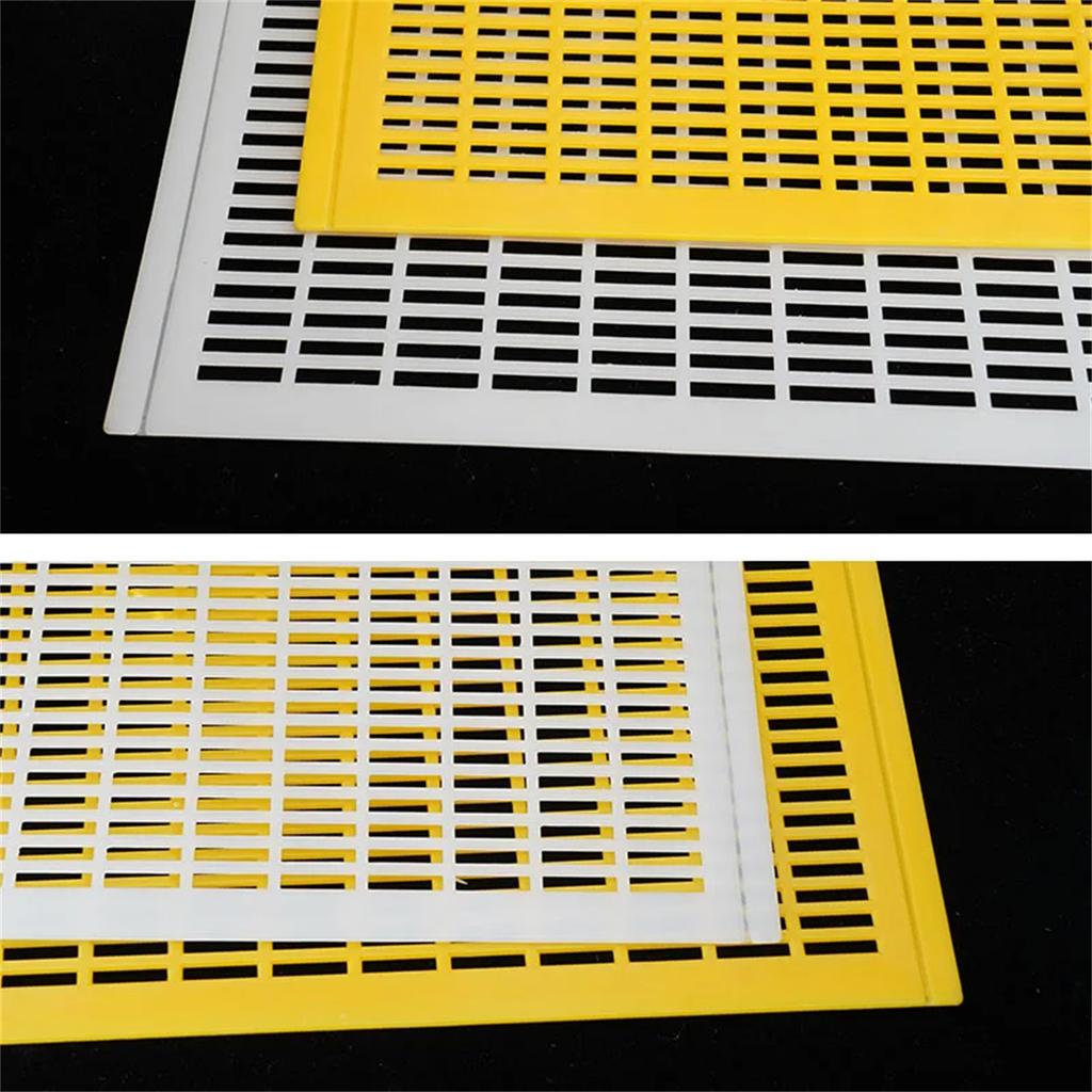 1/3Pcs Queen Bee Partitions with 10 Frames That Can Be Trimmed To Separate Queen Bees White/Yellow Beekeeping Beehive Partitions