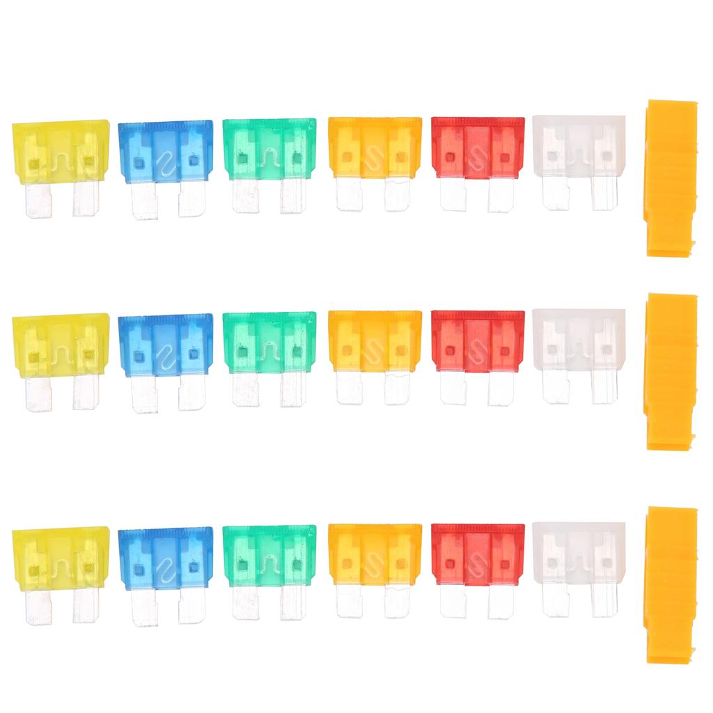 121Pcs Car Blade Fuse Set Medium Insulation Automotive Parts Boxed 51015202530Amp