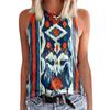 Summer Little Daisy Patchwork 3D Print Tank Top Women Streetwear Y2k Tops Oversized Vest Off Shoulder Sleeveless Woman Camisole