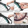 Emergency Bicycle Puncture Repair Kit Glueless Self-Stick Tire Patches Quick Fix for Road Bike MTB City Cycle No Glue Needed
