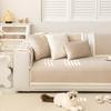 Plush Sofa Cushion Non-Slip Cream Style Winter Cushion Simple Modern Living Room Backrest Sofa Cover Slipcover