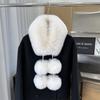 Magnetic Buckle Winter Scarves Thicken Neck Warmer Collar Fashion Furry Scarves  Autumn Winter