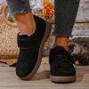 Damenstiefel Warm Weich und Bequem Winter Dicke Sohle, Rund Zehenschuhe