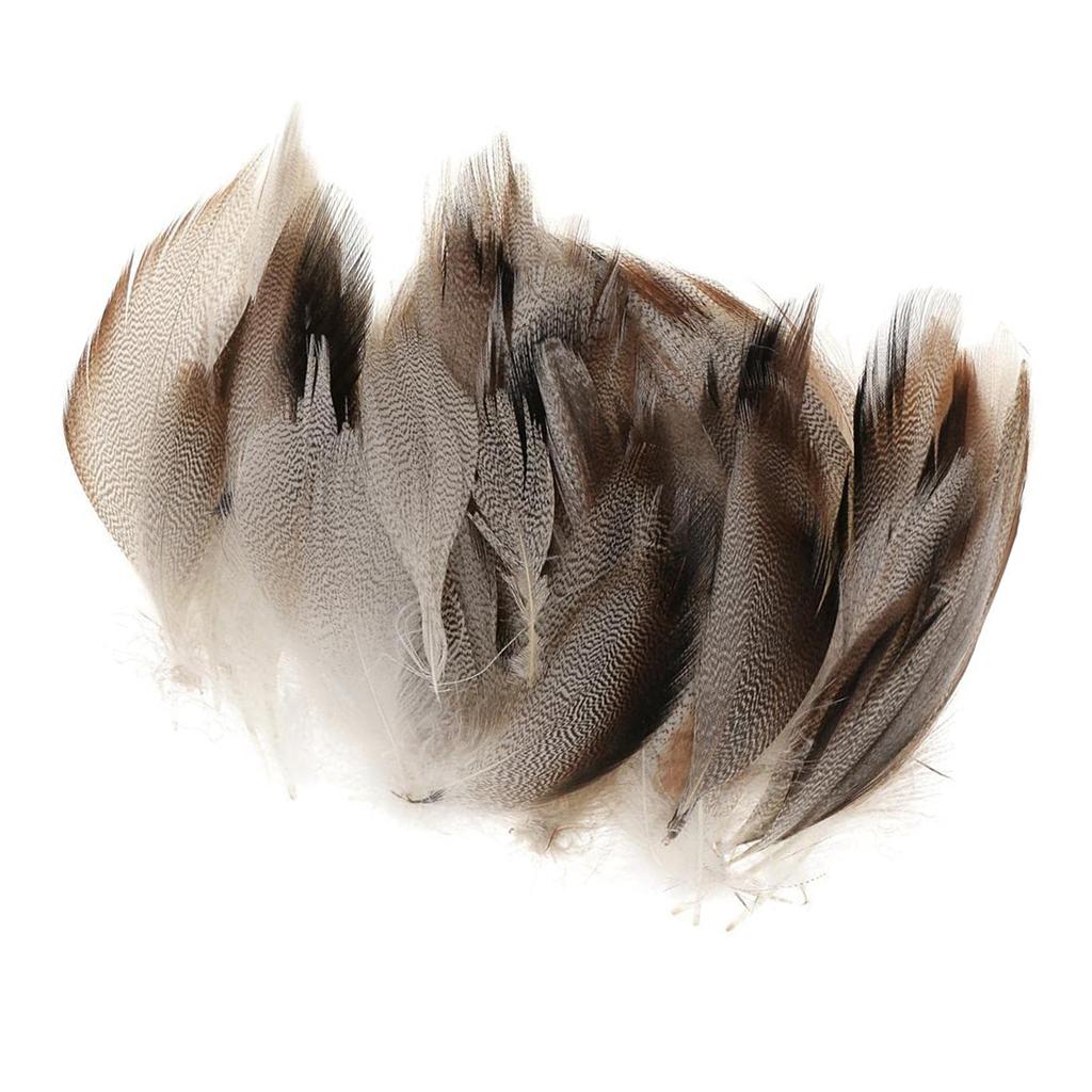 Confezione da 50 Piume di Anatra Selvatica 4-12 cm Piume Naturali per Costumi Cosplay Matrimoni Feste Decorazioni di Halloween
