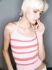 Asula Striped Sleeveless Knit [Pink]