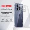 16 Pro Phone Case, Air Cushion Shockproof Ultra-Thin IPhone 16 Pro Full Lens Protection Transparent Silicone Soft Fully TransparentAs Bare As A Phone
