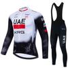 Team Cycling Suit Long-sleeved Suit Men's Spring, Summer and Autumn Road Cycling Suit 2026 Autumn Velvet Thin Cycling Suit