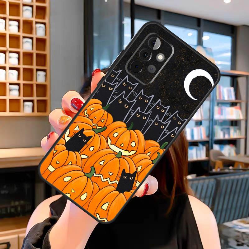 Halloween Pumpkin Horror Case For Samsung Galaxy A53 A56 A36 A06 A13 A32 A12 A22 A52 A35 A26 A16 A55 A15 A54 A34 A14