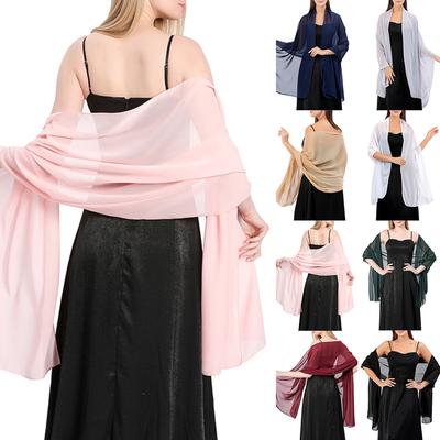 Atmungsaktiver Damenschal aus Chiffon, bequem, elegant