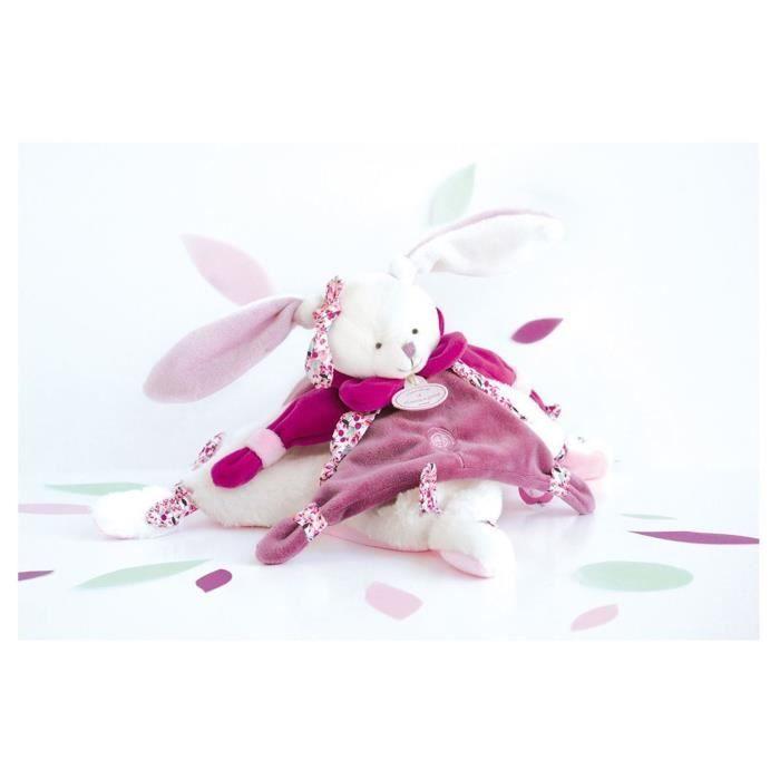 Doudou Cerise Le Lapin - DOUDOU ET COMPAGNIE - 27cm - Rose - Bébé - Fille