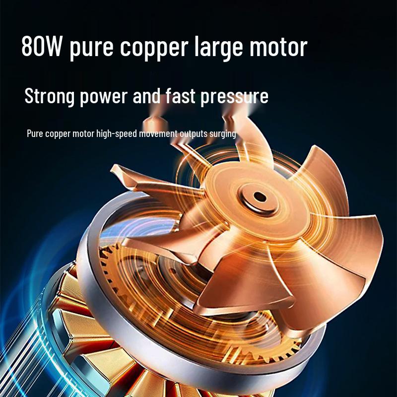 Smart Wireless Portable Car Tire Pump with Digital Display and Light