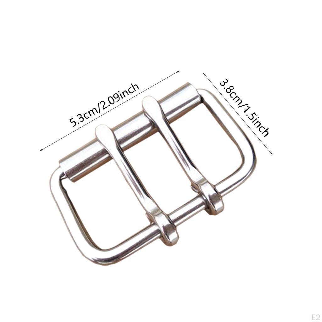 Bältesspänne Gymtillbehör Ersätt Universell Casual Mode Ersättning Rostfritt Stål Dubbelt Spjut