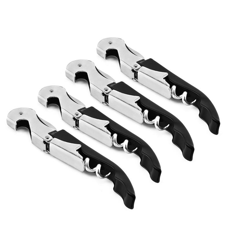 Multifunktionaler Edelstahl-Flaschenöffner Hippocampus Bierflaschenöffner Outdoor-Handwerkzeug mit Mini-Festklingenmesser