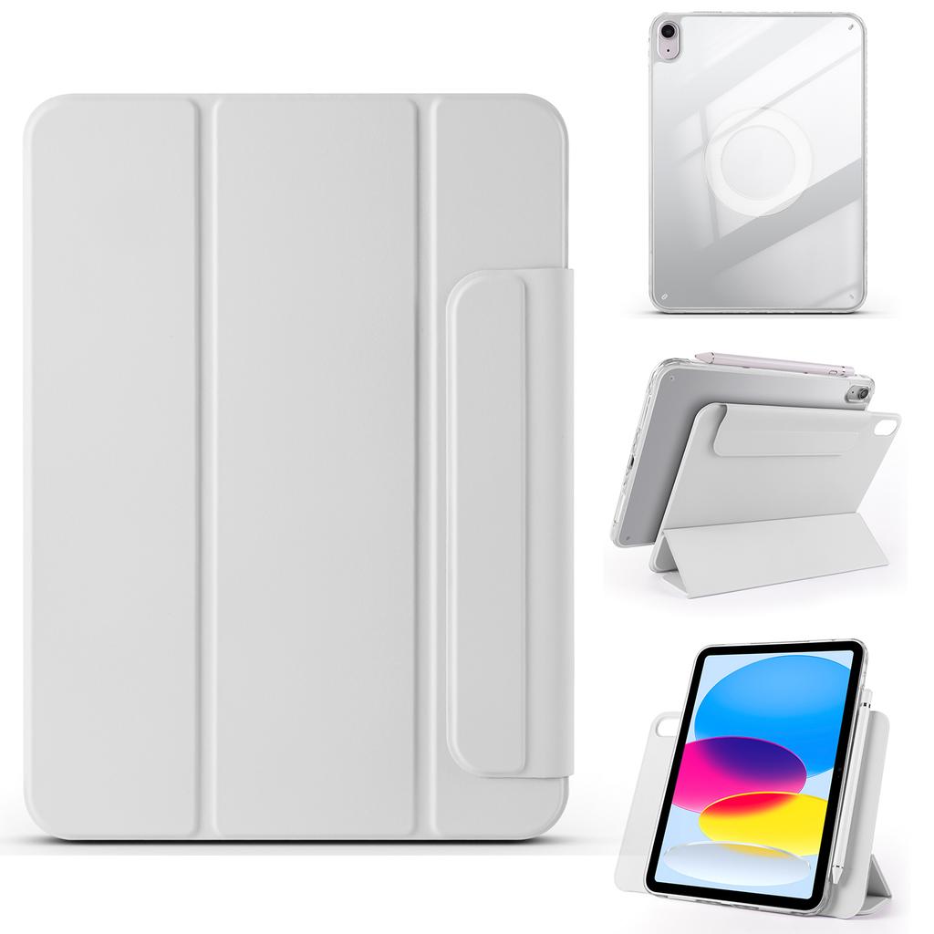 IPad için (2025)/10.9 (2022) Kılıf Katlanabilir Standlı Manyetik Deri Tablet Kılıfı