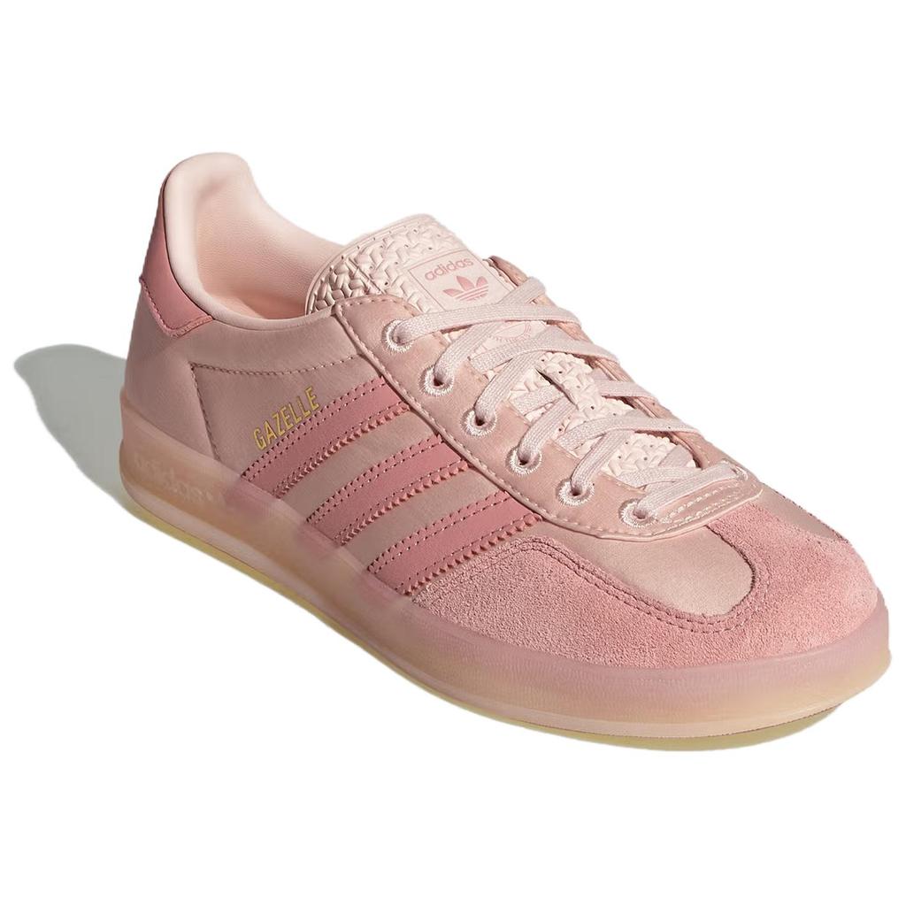 Adidas Originals Gazelle Indoor Suede Comfortable Versatile Durable Low-Top Sneakers Men Sneakers Pink JI2709