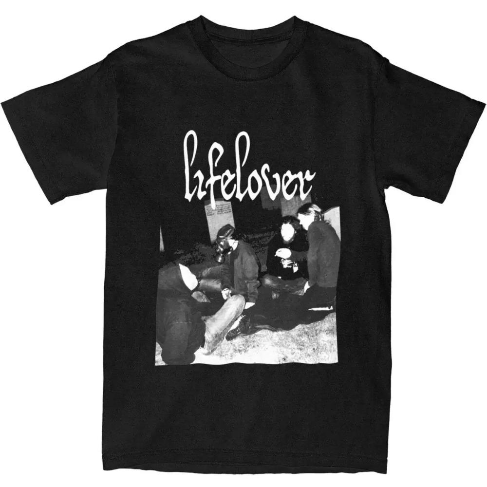 Men Women Lifelover Metal Band T-Shirt Accessories Vintage  T Shirts Top Tee Clothes Summer