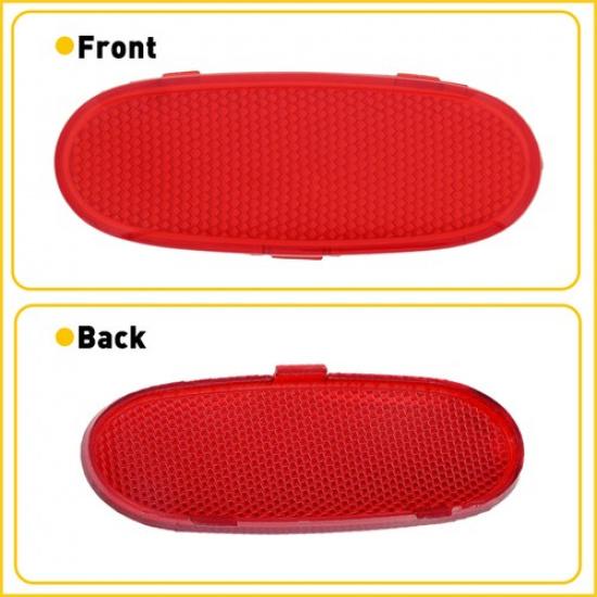 Red Door Light Panel Lens Reflector For 2003-2009 Dodge Ram 2500/3500 5179299AA