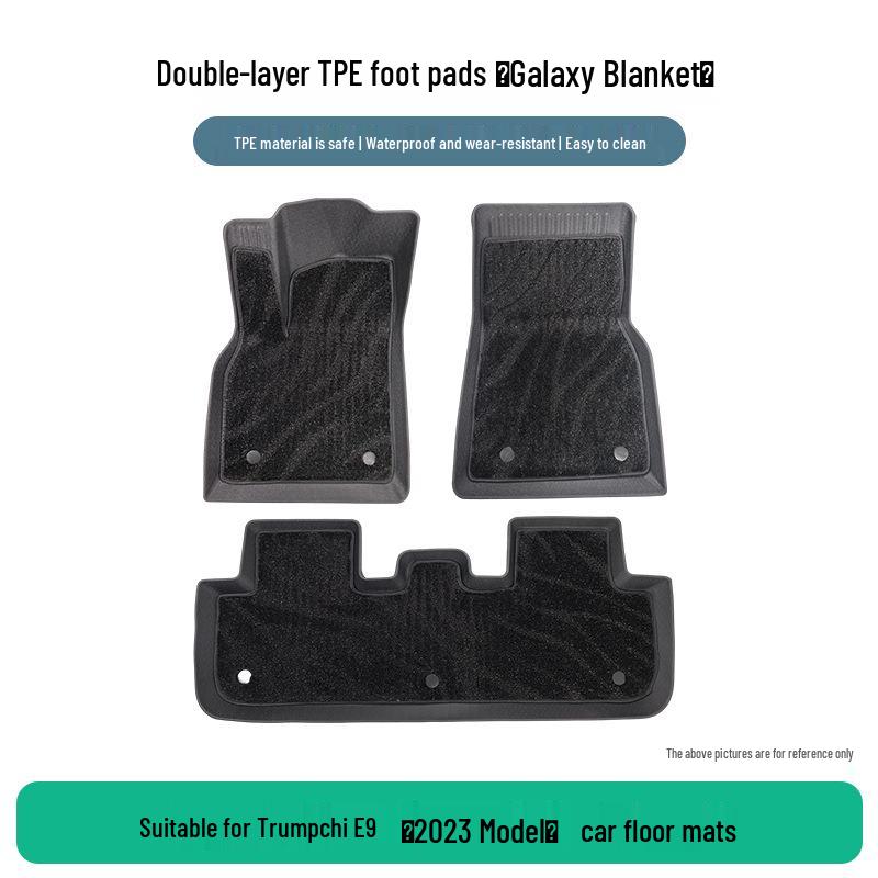 GAC Trumpchi E9 2023 TPE Custom Floor Mats - Wear-Resistant Rubber