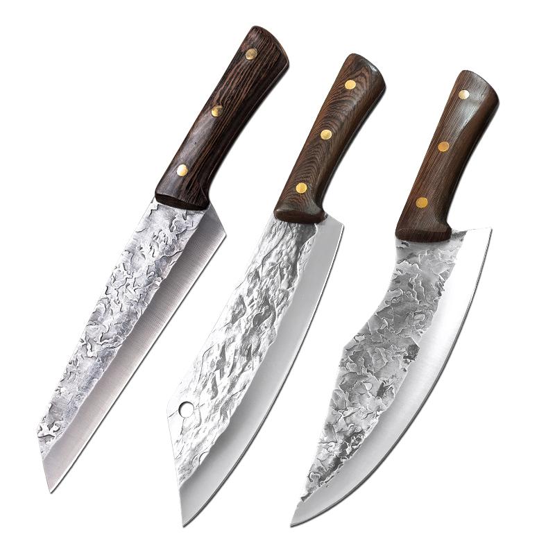 Butcher Boning Knives Cleaver Meat Chopping Vegetables Kitchen Knives Hand Forger Blade Chef Knife Stainless Steel Slicing Knife