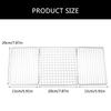 Fish Grilling Net Outdoor Stove Barbecue Mesh Sheet BBQ Grilling Net, Stainless Steels Construction Net for Even Cooking