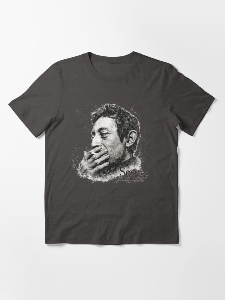 Jane Birkin Serge Gainsbourg Monochrome Portrait Essential T-Shirt