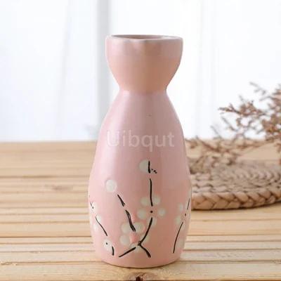 Restaurant decoration Decorative sashimi Salmon garnish bottle Dry ice small pot ice cup Wine bottle Japanese creative ceramics