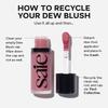 Saie Dew Blush Liquid Cream Blush 0.40 Oz   12 Ml Dreamy Bright Berry