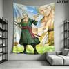 Arazzo da Parete Roronoa Zoro Appeso Estetico a Parete Coperta in Tessuto Stampato Arazzi Decorativi Per Camera da Letto Soggiorno Decorazione per la Casa