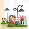 Mini Miniature Street Light Model Railway Train Lamp Post Lights for Mobile Phone/ Scene/Desktop Mini Decoration