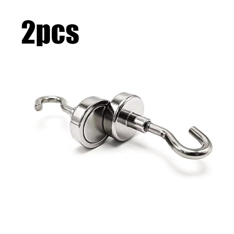 

2/4/8/10/12pcs Strong Magnetic Wall-Mounted Hooks Magnet Metal Heavy Duty Hook For Kitchen Bathroom Storage Keys Hanging Hanger 10mm