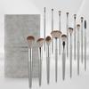14-Piece Beginner Makeup Brush Set: Eyeshadow, Powder, Blush, Concealer & Nose Shadow Brushes with Soft Bristles