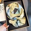 New Korean Style Antique Flat-angle Small Scarf with Fashionable Collarbone Decoration Warm Scarf with Headband Tie Bag