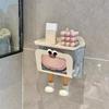 Cute Cartoon Wet Wipes Box Bathroom Wall Mounted Drawer Box Milk Oil Fan Miscellaneous Items Wet Wipes Hand Wipes Storage