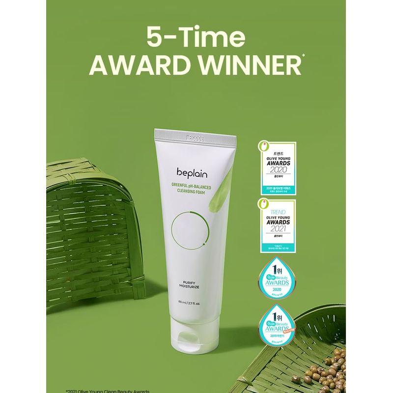 BEPLAIN Mung Bean Ph-balanced Cleansing Foam
