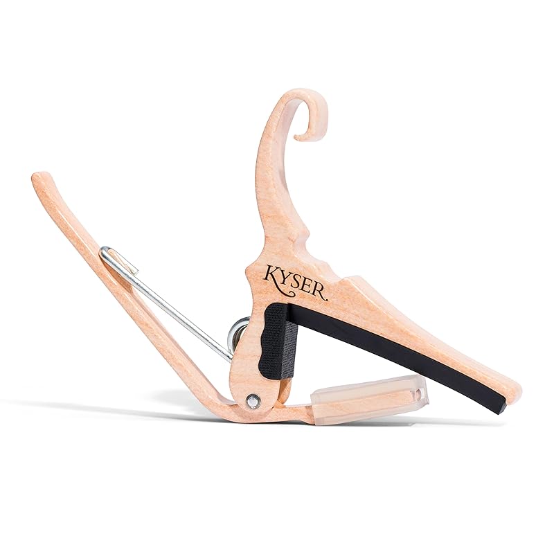 

Kyser (Kaiser) quick change capo tasto for 6 string acoustic guitar, maple, KG6MA