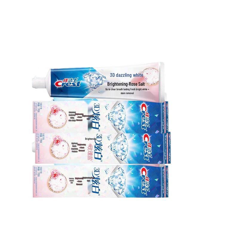 Crest 3D White Rose Salt Whitening Toothpaste