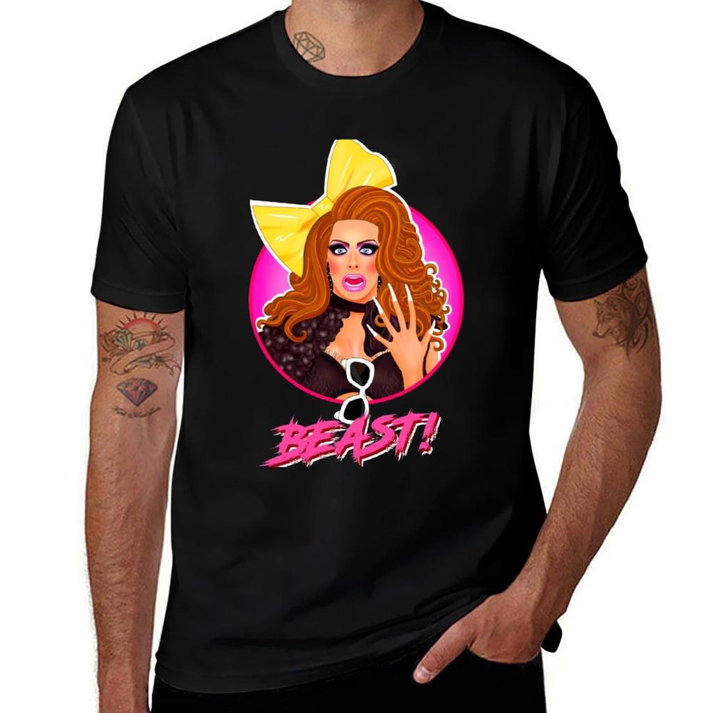 T-Shirt Mann Mann BEAST T-Shirt Prozent 100 für T-Shirt lässige Baumwolle