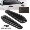 2pcs Universal Motors Engine Hood Ventilation Port Car Fake Air Outlet Decoration Modification Airflow Intake Hood Accessories
