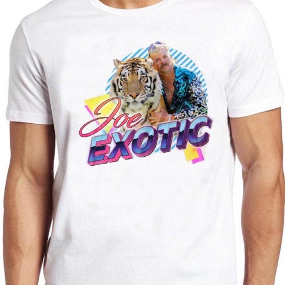 

230GSM 100% Cotton T-Shirt Joe Exotic T Shirt Free Tiger King Funny Meme Carole Baskin Cool Gift Tee 346
