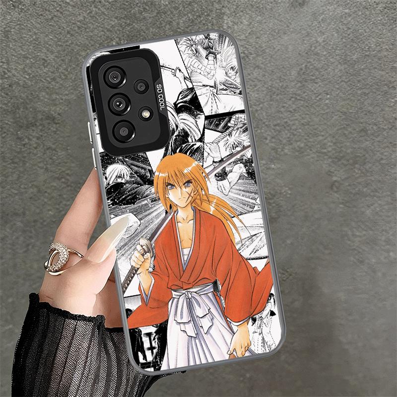 Rurouni Kenshin Anime Soft Phone Case for Samsung A17 A16 A15 A14 A13 A57 A56 A55 A54 A53 A37 A36 A35 A34 A33 A26 A25 A24 A23 A5
