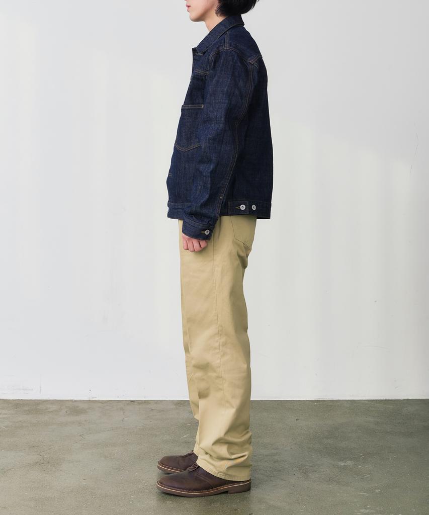 DENMADE Den0661 Wide Chino Pants (Beige)