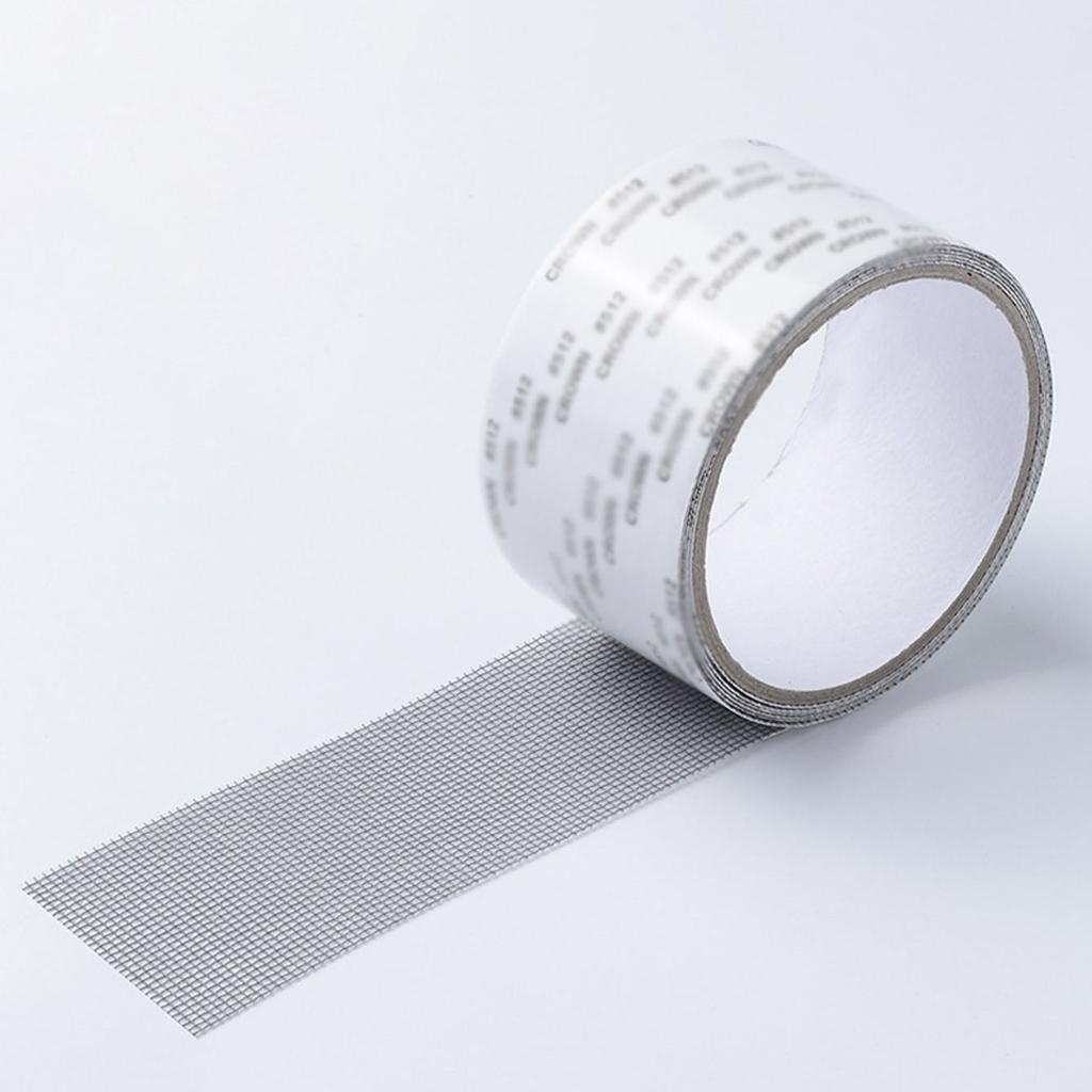 Eine Rolle Fenstergitter Reparaturband Selbstklebendes Maschenband Netz Tür Reparaturflicken Insektenschutz Mückengitter Löcher reparieren