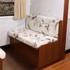 2 Stück/Set Blumenbedruckte Wohnmobil-Dinette-Kissenbezüge Elastische Spandex-Sofaabdeckung Outdoor-Wohnmobil Auto Sitzbank-Schutzabdeckung Zuhause