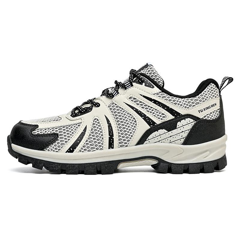 Men'S Hiking Shoes Anti-Puncture Breathable Sports Outdoor Hiking Shoes Lightweight Casual Off-Road Hiking Shoes