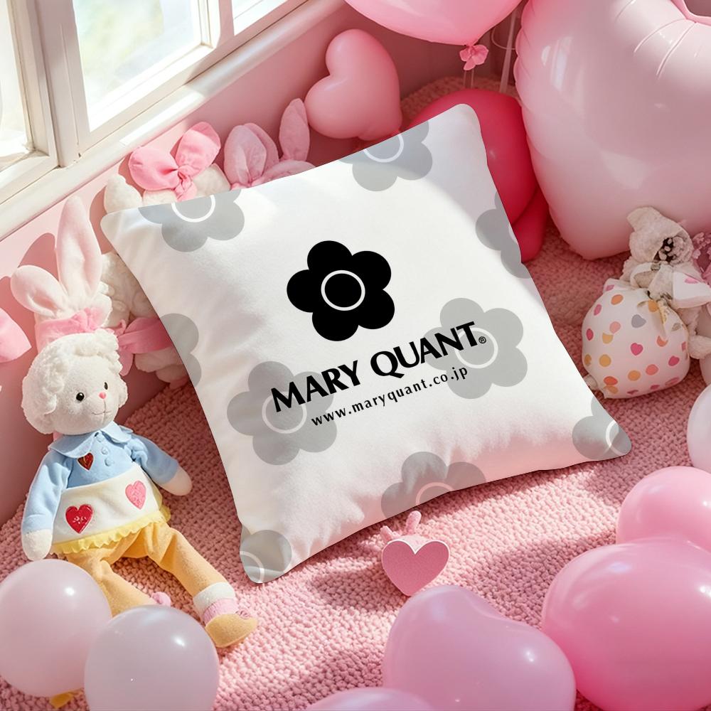 M-Mary-Q-Quant Mode Kissenbezug Musterbedruckter Kissenbezug für Wohnzimmer Sofakissenbezug & Schlafzimmerdekoration