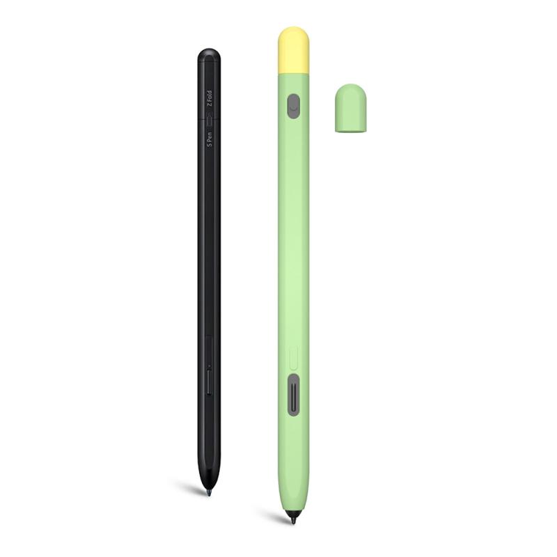 Silicone Case Contrast Color Anti-scratch Pen Protective Cover Compatible For Galaxy Tab S-pen Pro