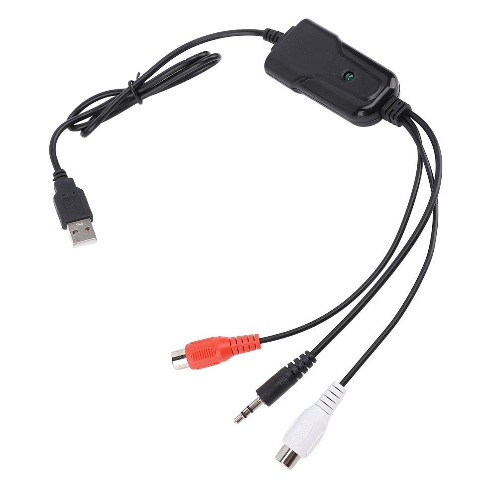 USB 2.0 USB Sound Capture RCA L/R Input Cassette Tape Converter Cassette Tape Digitizing